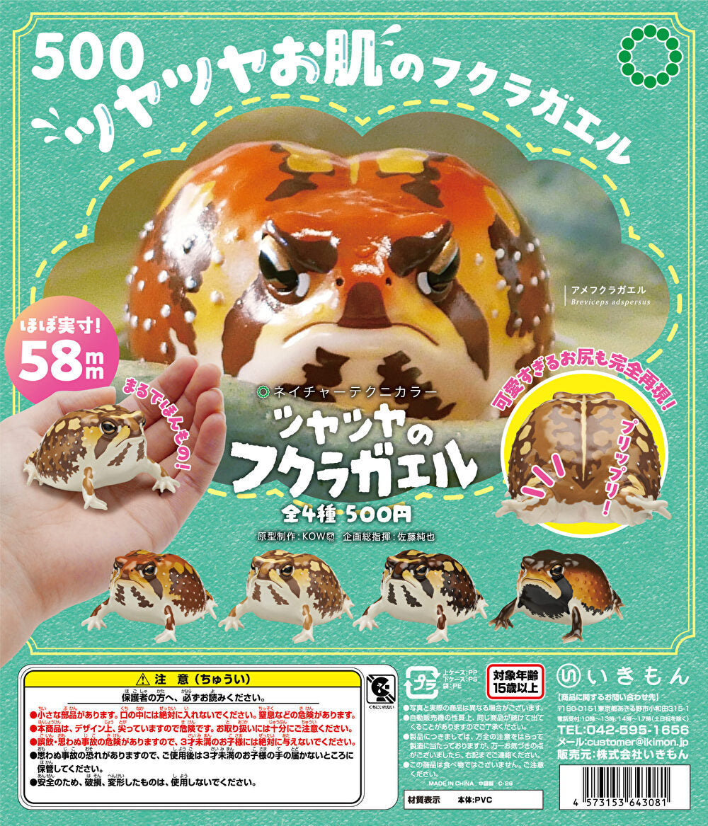 送料無料】ネイチャーテクニカラー ツヤツヤのフクラガエル 全4種