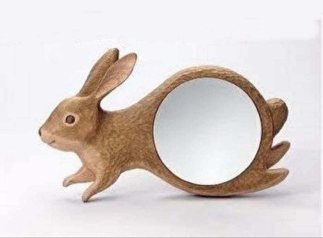 送料無料】KIYATA 木工アート ミニチュアコレクション ウサギ