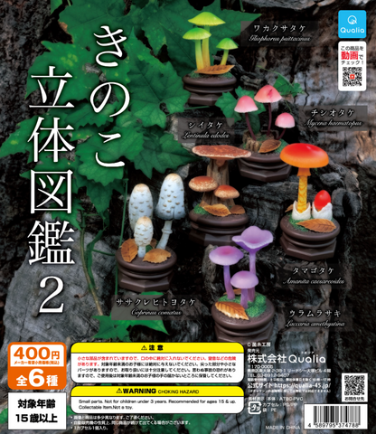 【1月予約】【送料無料】 きのこ立体図鑑2 全6種 コンプリート,ガチャガチャ 通販 在庫情報