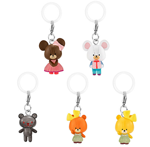 【送料無料】くまのがっこう めじるしアクセサリー2 全5種 コンプリート,ガチャガチャ 通販 在庫情報