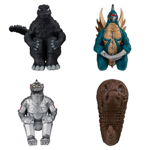 【送料無料】東宝怪獣 ゴジラまちぼうけ 全4種 コンプリート,ガチャガチャ 通販 在庫情報
