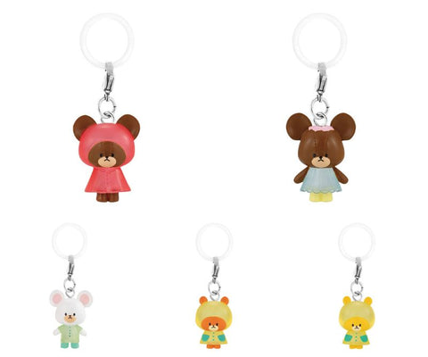 【送料無料】くまのがっこう めじるしアクセサリー 全5種 コンプリート,ガチャガチャ 通販 在庫情報