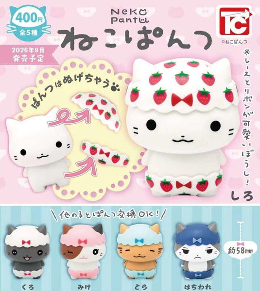 【9月予約】【送料無料】ねこぱんつ 全5種 コンプリート