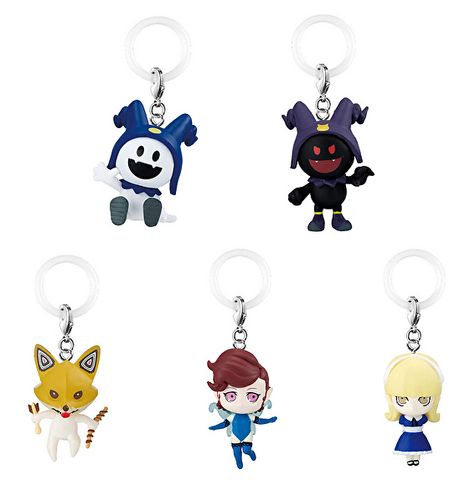 【送料無料】真・女神転生 シリーズ めじるしアクセサリー 全5種 コンプリート,ガチャガチャ 通販 在庫情報