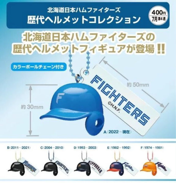 【7月予約】【送料無料】北海道日本ハムファイターズ 歴代ヘルメットコレクション 全6種 コンプリート