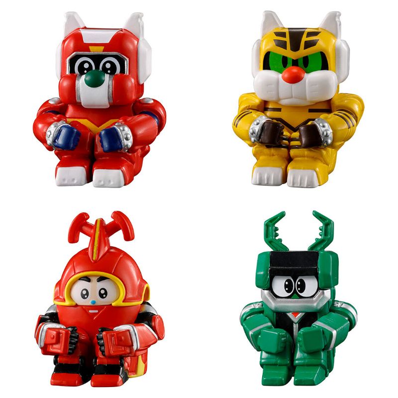 【送料無料】まちぼうけ テツワン探偵ロボタック＆ビーロボカブタックの場合 全4種 コンプリート