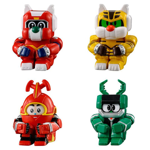 【送料無料】まちぼうけ テツワン探偵ロボタック＆ビーロボカブタックの場合 全4種 コンプリート,ガチャガチャ 通販 在庫情報