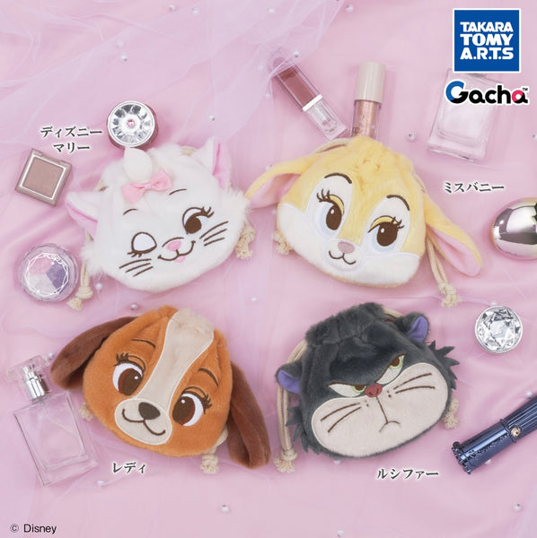 【5月予約】【送料無料】ディズニーキャラクター Pretty Faceポーチ 全4種 コンプリート