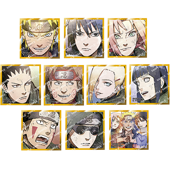 豆ガシャ色紙 NARUTO-ナルト- 疾風伝 第二弾 豆ガシャ色紙 NARUTO-ナルト- 疾風伝 第二弾｜ガシャポン