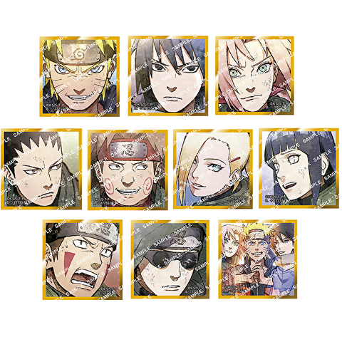 【送料無料】豆ガシャ色紙 NARUTO ナルト 疾風伝 第三弾 全10種 コンプリート,ガチャガチャ 通販 在庫情報