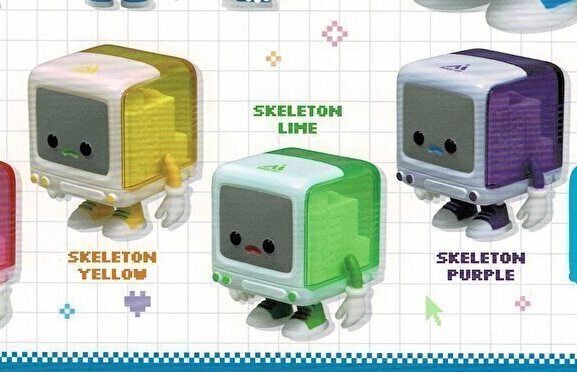 【送料無料】レトロ PC ボーイ スタンドフィギュア 3種 セット