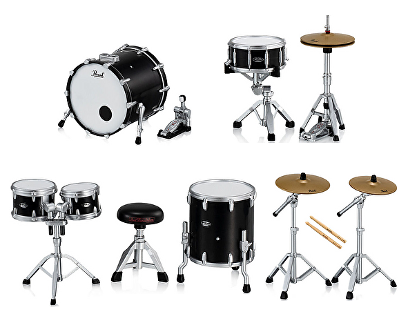 【送料無料】Pearl Drums Miniature Collection 全5種 コンプリート