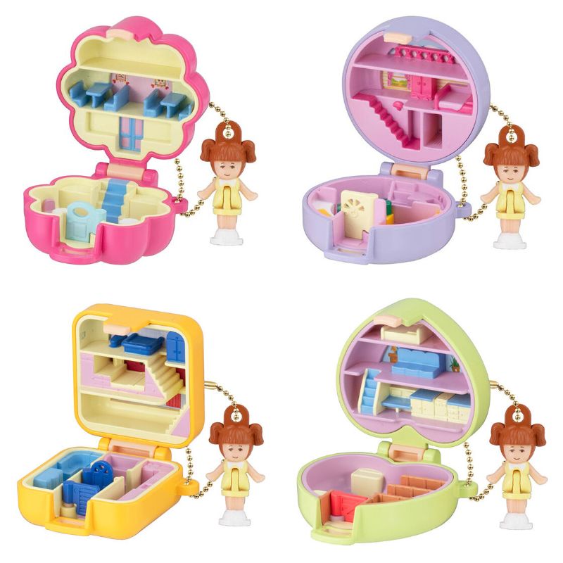 【送料無料】Polly Pocket ミニチュアチャーム2 全4種 コンプリート