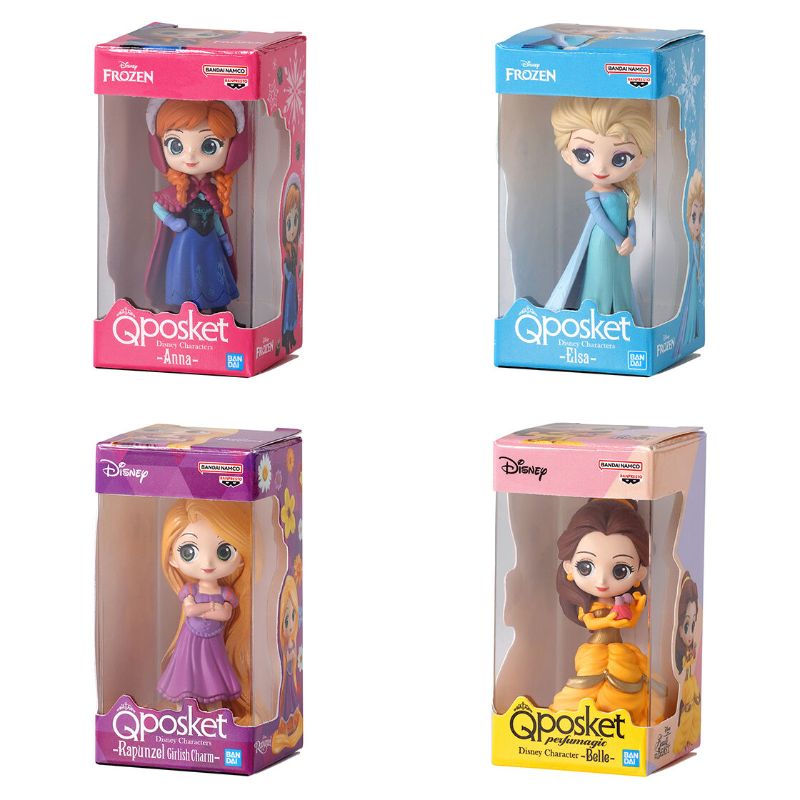 【送料無料】ディズニーキャラクター Q posket キューポスケット ミニチュアコレクション2 全4種 コンプリート