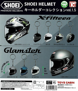 【送料無料】SHOEI ヘルメットキーホルダーコレクション vol.1.5 レア入 全7種 コンプリート