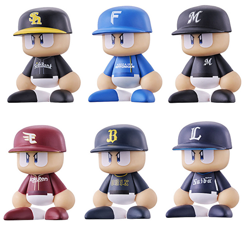 【送料無料】パワプロくん ならぶんです。 パシフィック・リーグ ビジターVer. 全6種 コンプリート,ガチャガチャ 通販 在庫情報