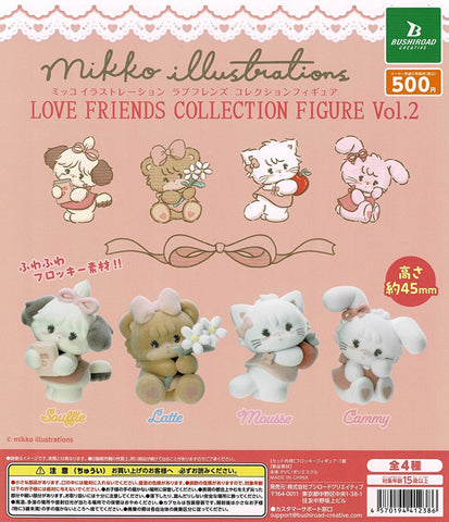 【送料無料】 mikko illustrations LOVE FRIENDS コレクションフィギュア Vol.2 全4種 コンプリート,ガチャガチャ 通販 在庫情報