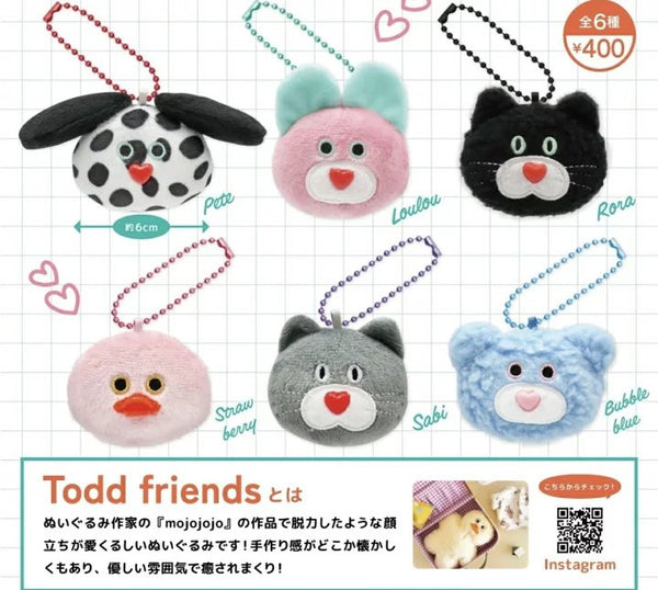 【4月予約】【送料無料】mojojojo フェイスマスコット2 全6種 コンプリート