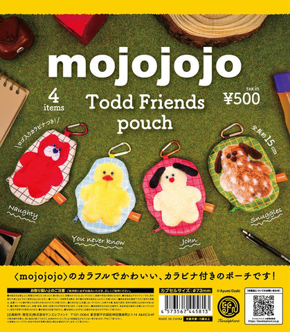 【9月予約】【送料無料】mojojojo Todd Friends pouch カプセル版 全4種 コンプリート,ガチャガチャ 通販 在庫情報